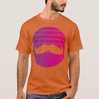Mustache Retro Style Vintage 2 T-Shirt