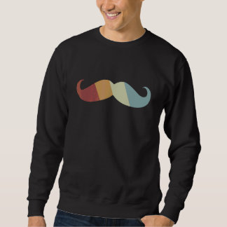 Mustache Retro Style Vintage Sweatshirt