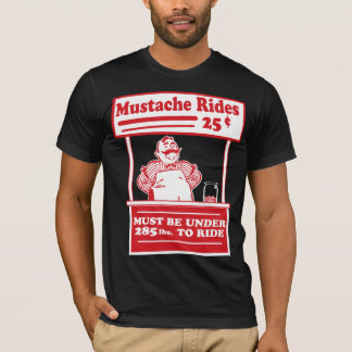 Mustache Rides T-Shirt