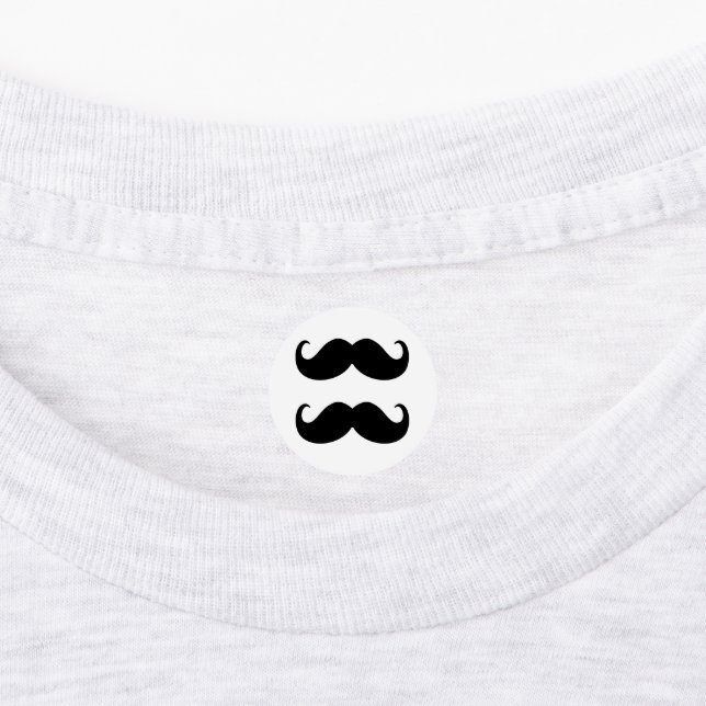 Mustache set labels (Affixed)
