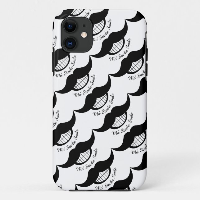 Mustache Smile Case-Mate iPhone Case (Back)