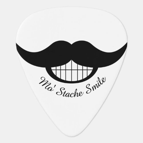 Mustache Smile Guitar Pick