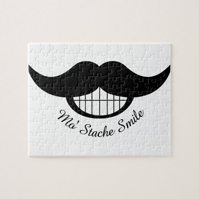 Mustache Smile Jigsaw Puzzle (Horizontal)