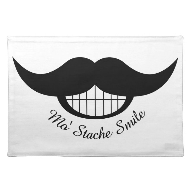 Mustache Smile Placemat (Front)