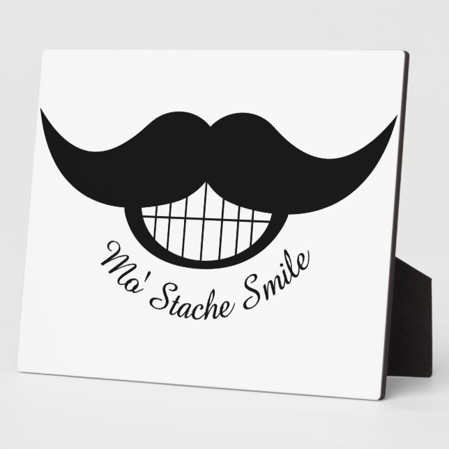 Mustache Smile Plaque (Side)