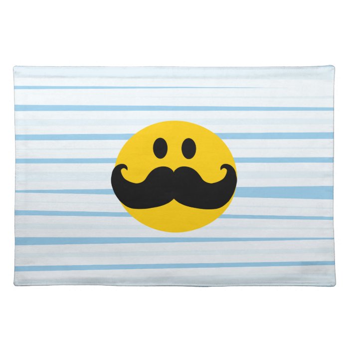 Mustache Smiley Placemat