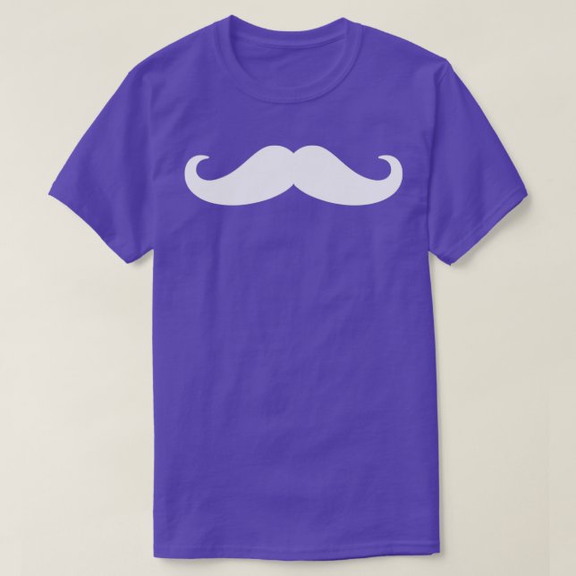 Mustache Soft Mustache Shaved Facial Classic TShir T-Shirt (Design Front)