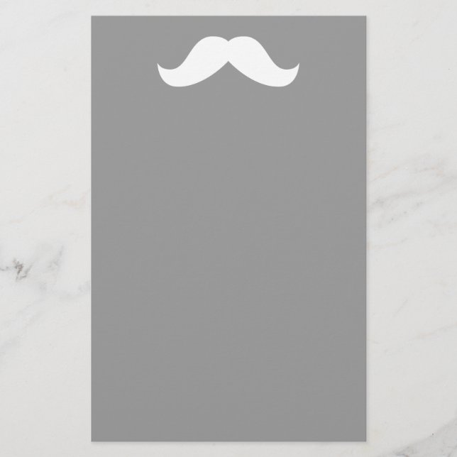 Mustache Stationery (Front)