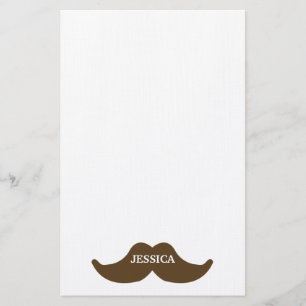 Mustache Stationery