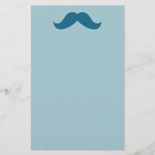Mustache Stationery