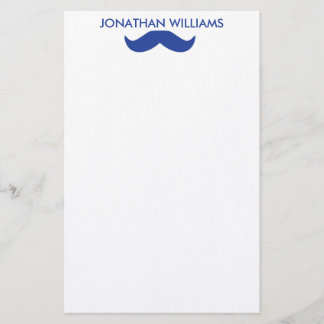 Mustache Stationery