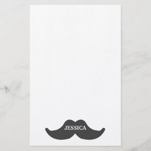 Mustache Stationery