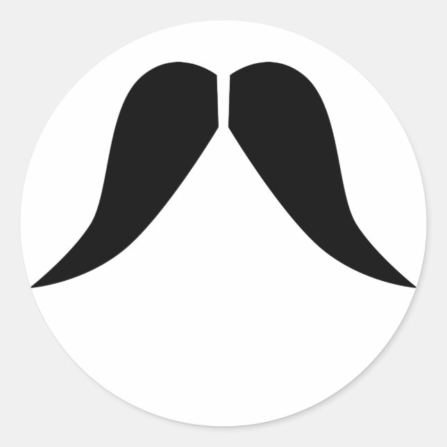 Mustache Sticker (Front)
