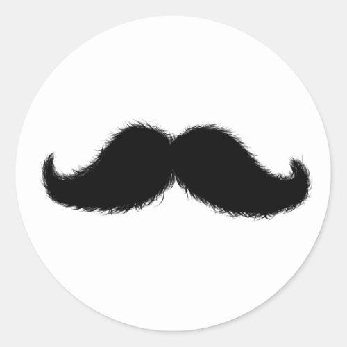 Mustache sticker