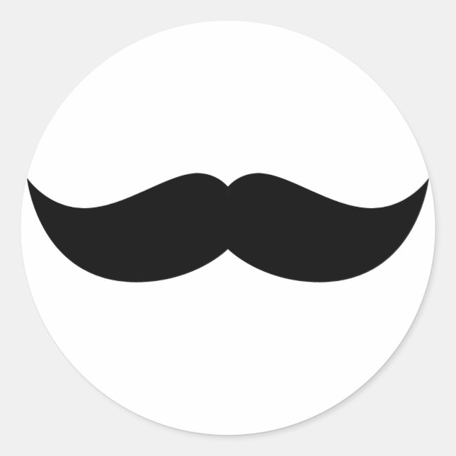 Mustache Sticker (Front)