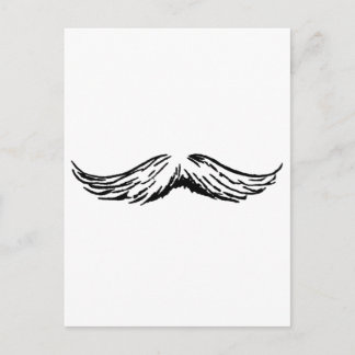 Mustache The MUSEUM Zazzle Gifts Postcard
