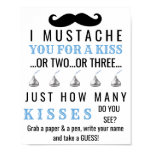 Mustache Theme Baby Shower Game Poster Mustache Theme Baby Shower Game Poster