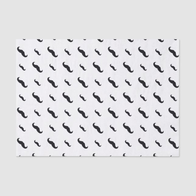 Mustache Tissue Paper (Front)