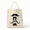 Mustache Tote Bag