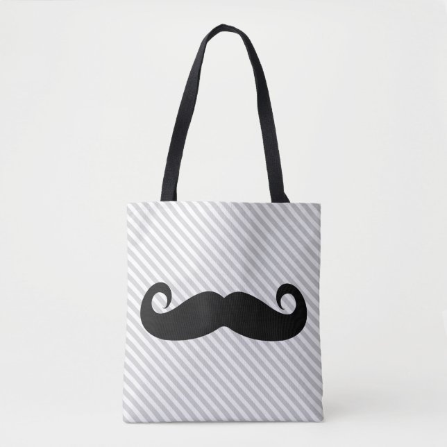 Mustache Tote Bag (Front)