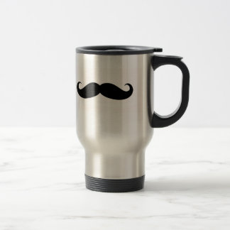 Mustache Travel Mug