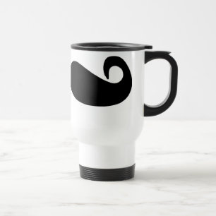 Mustache Travel Mug