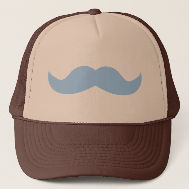 Mustache Trucker Hat (Front)