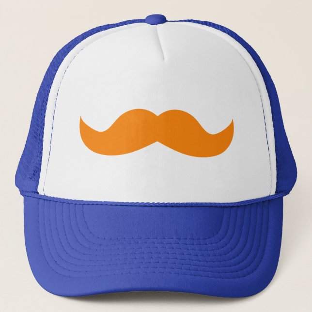 Mustache Trucker Hat (Front)