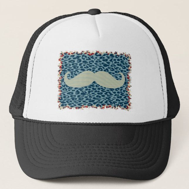 Mustache Trucker Hat (Front)
