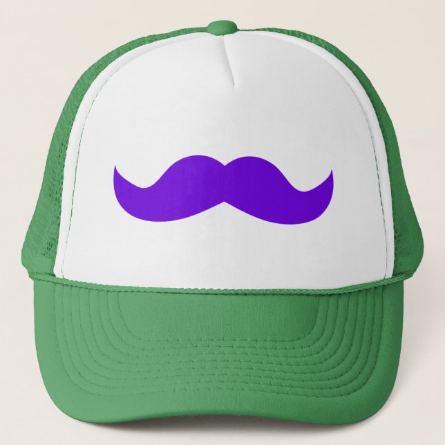 Mustache Trucker Hat (Front)