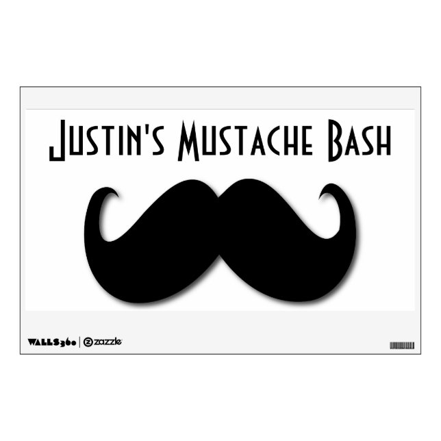 Mustache - Wall Decal (Front)