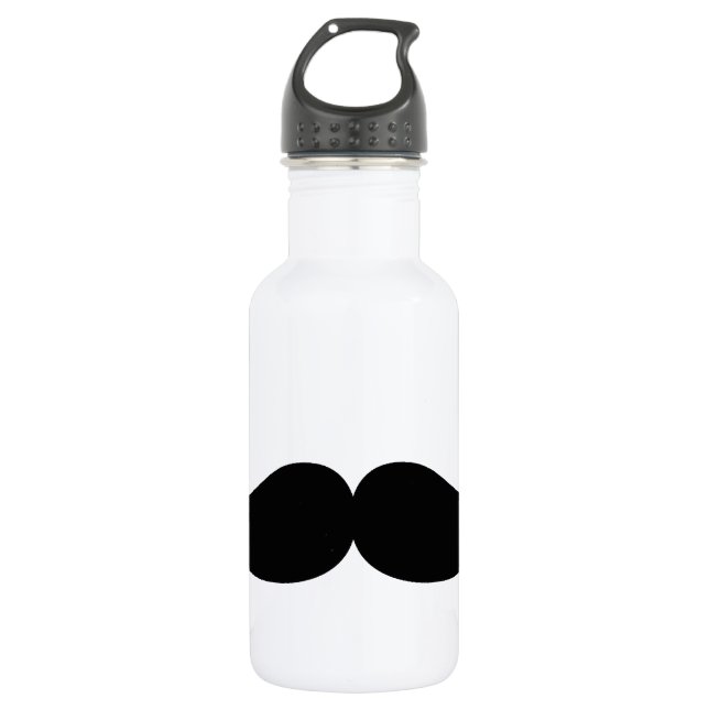 Mustache Water Bottle (Front)