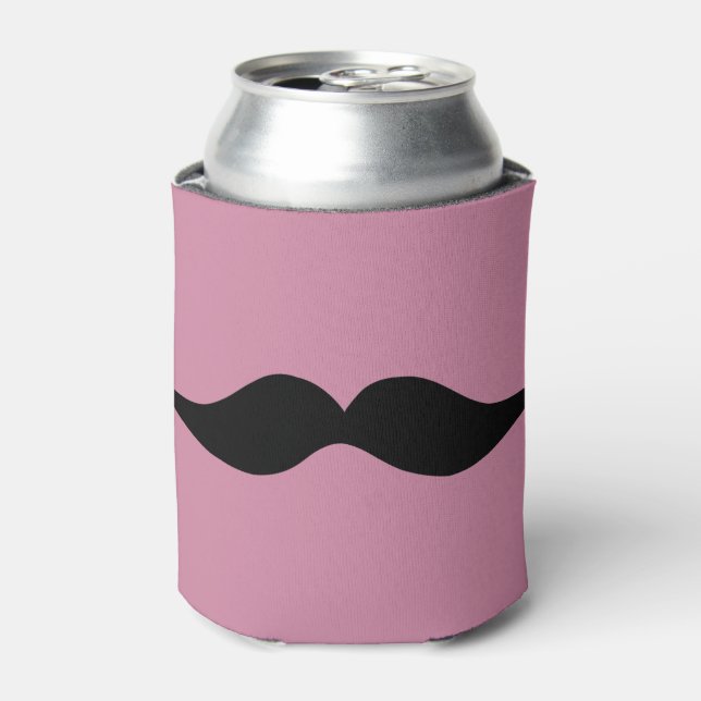 Mustache you for a beer can cooler (Can Front)