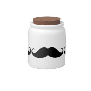 Mustache You Why? Candy Jar