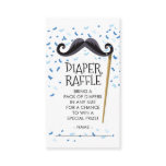 Mustachel Baby Shower Diaper Raffle Ticket Enclosure Card Mustachel Baby Shower Diaper Raffle Ticket Enclosure Card