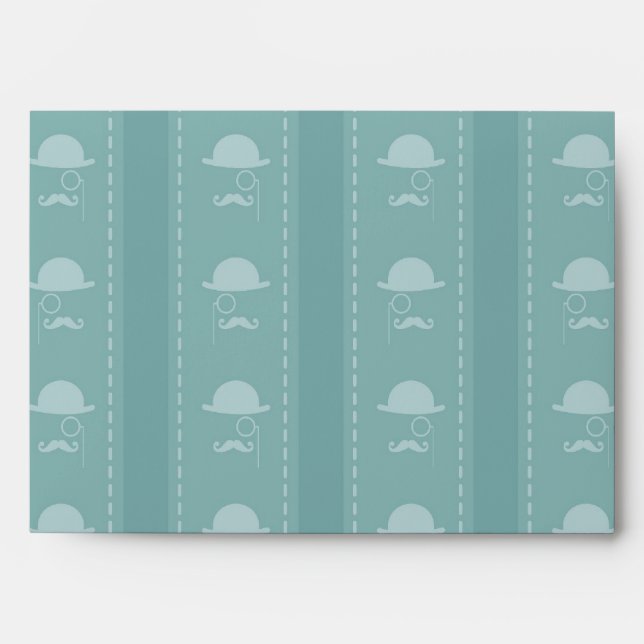 Mustaches and Hats Envelope (Front)