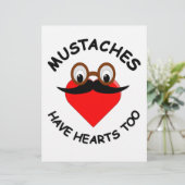 Mustaches Have Hearts Too (Standing Front)