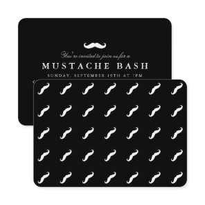 Mustaches Invitation