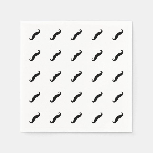 Mustaches Napkins (Front)