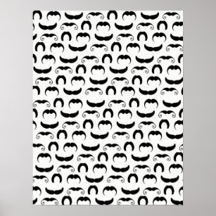 Mustaches Poster