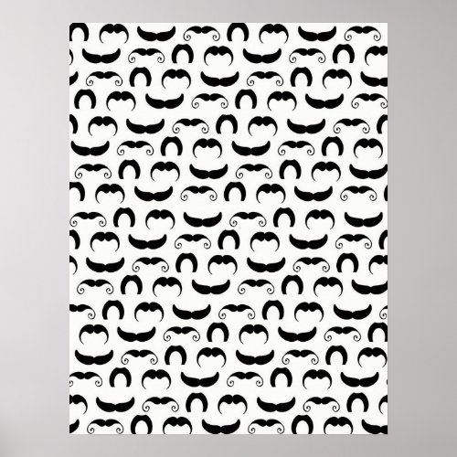 Mustaches Poster