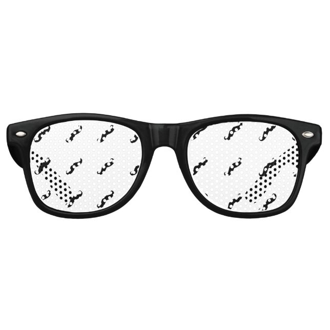 Mustaches Retro Sunglasses (Front)