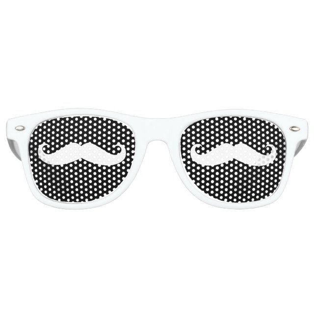Mustaches Retro Sunglasses (Front)
