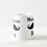 Mustaches Rule Coffee Mug at Zazzle