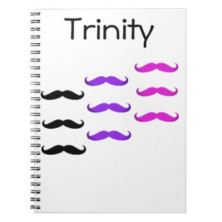 mustache'stache notebook