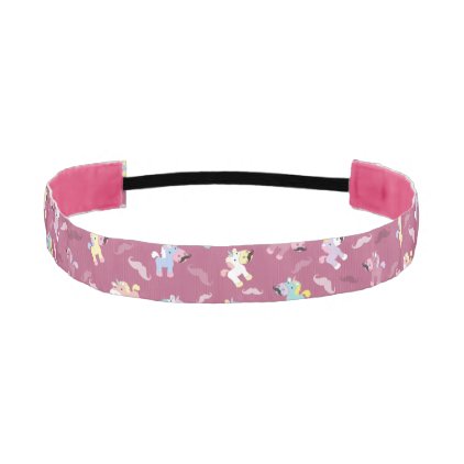 Mustachio Unicornio Athletic Headband