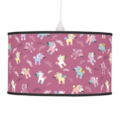 Mustachio Unicornio Hanging Lamp