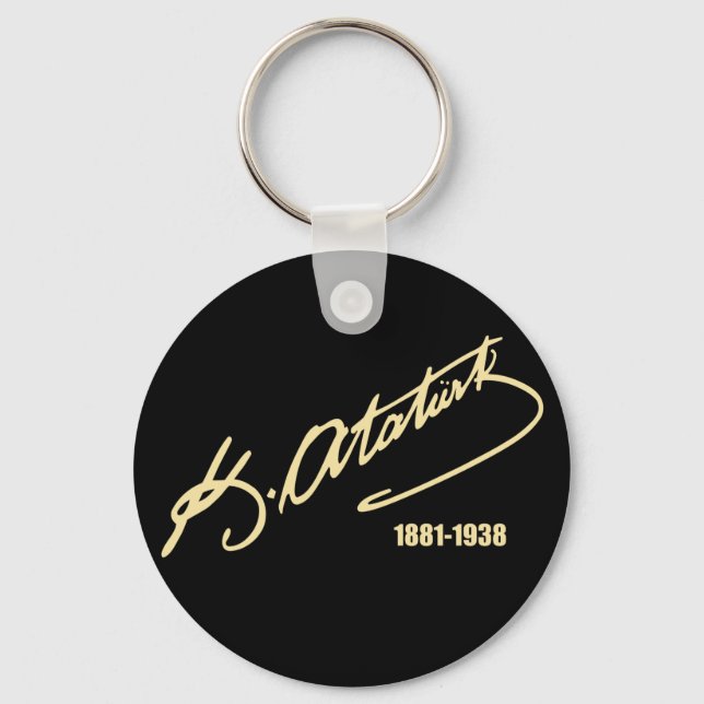Mustafa Kemal Ataturk Keychain (Front)