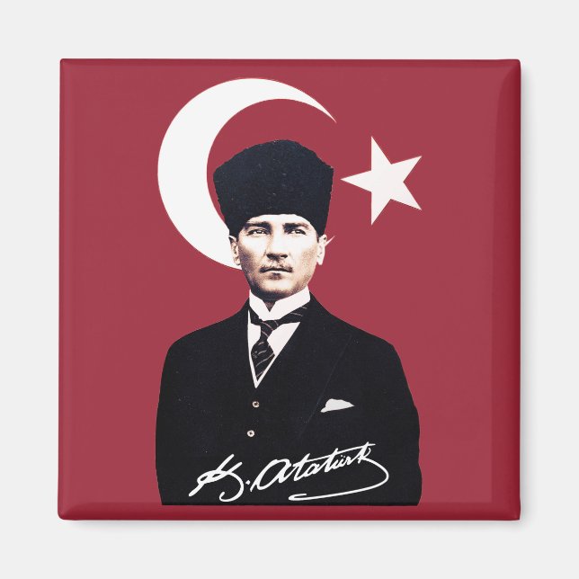 Mustafa Kemal Atatürk Magnet (Front)