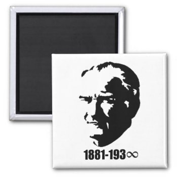 Mustafa Kemal Ataturk Magnet by EST_Design at Zazzle